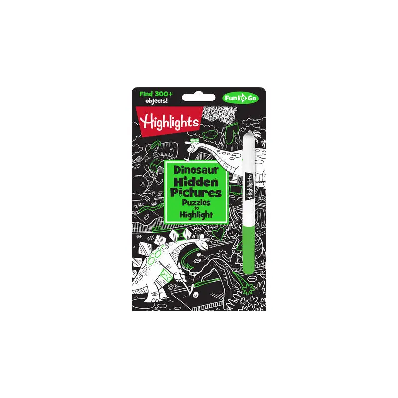 Dinosaur Hidden Pictures Puzzles to Highlight