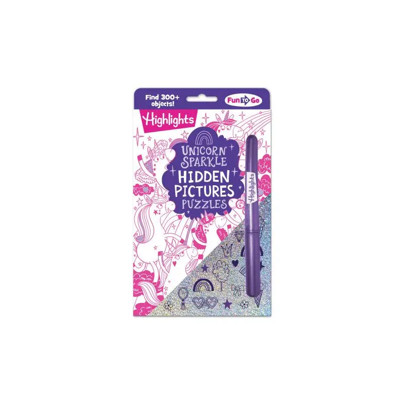 Unicorn Sparkle Hidden Pictures Puzzles