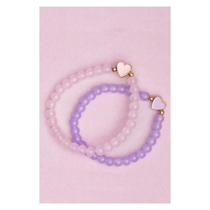 Boutique Chic With all My Heart Bracelets - 2pcs