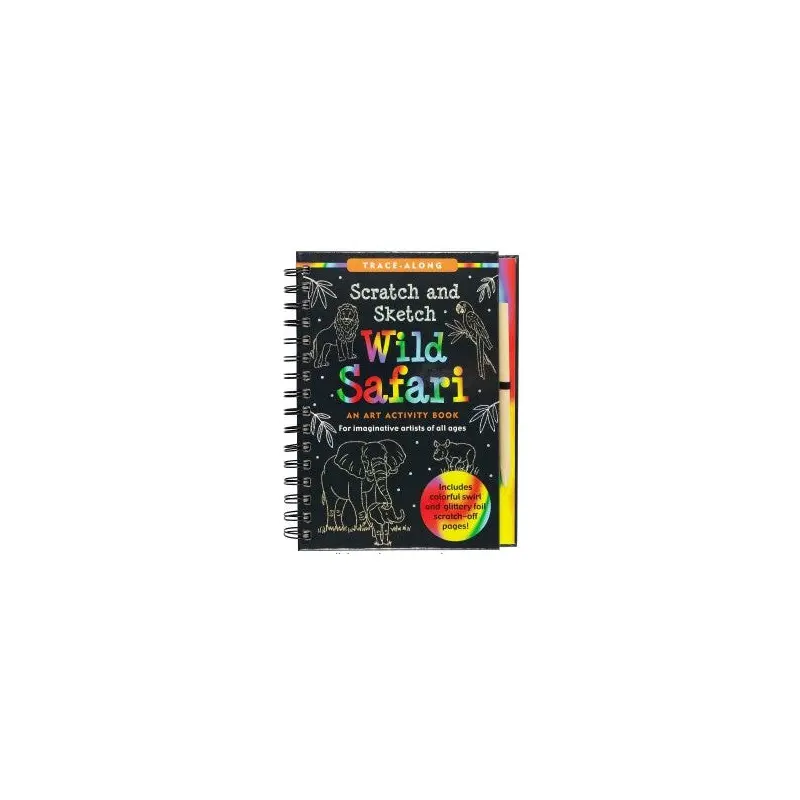 Wild Safari: Scratch & Sketch
