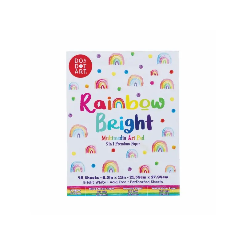 Rainbow Bright - Multimedia Art Pad