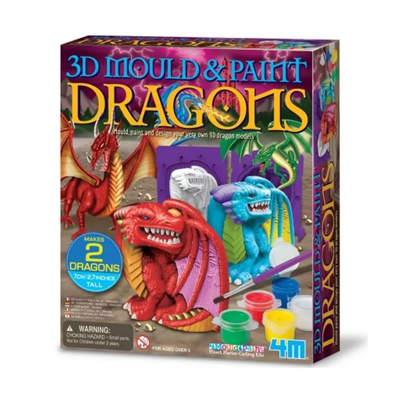 3D Mould & Paint Dragons