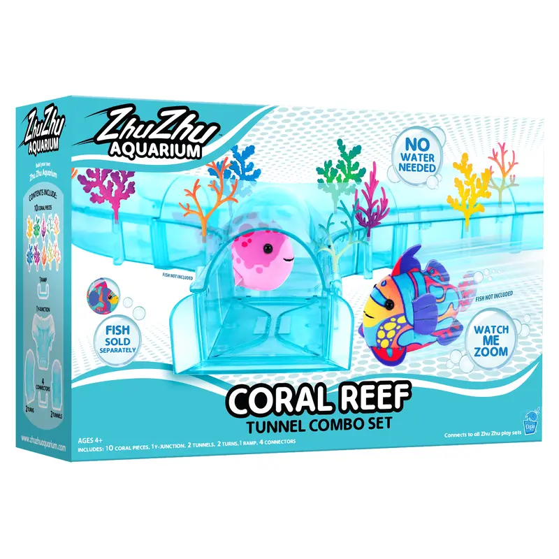 Zhu Zhu Aquarium Coral Reef Tunnel Combo Set