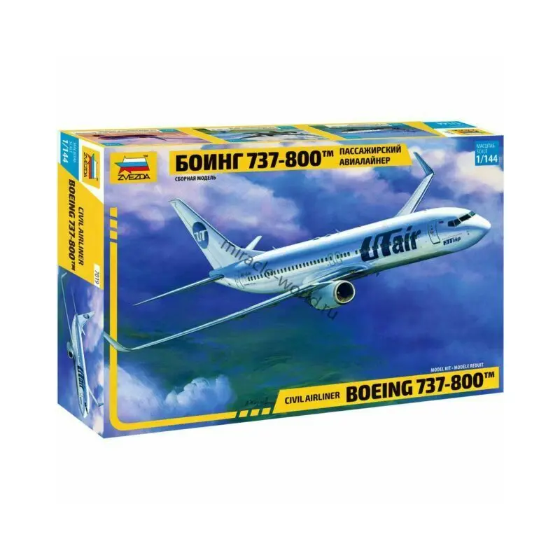 Zvezda Civil Airliner Boeing 737-800 1:144