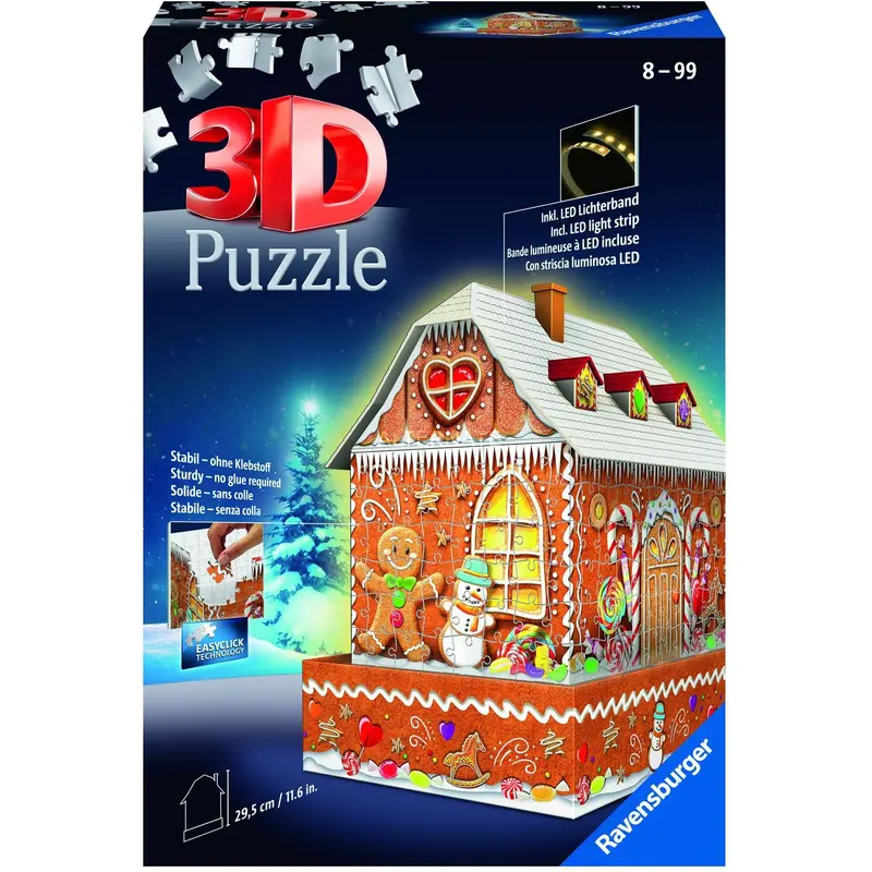 3D Gingerbread House Puzzle