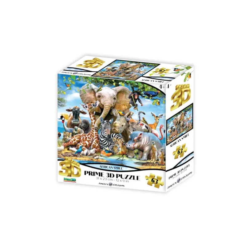 3D African Smile 63pc