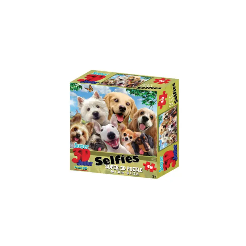 3D Selfies Dogs 48pc