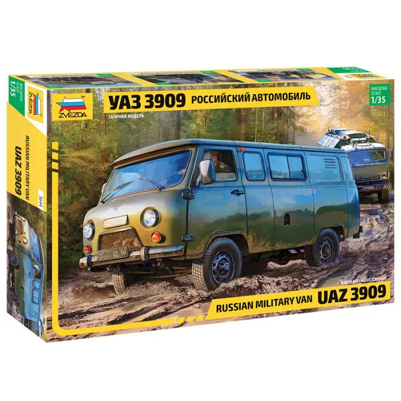 Zvezda Russian Military Van UAZ 3909 1:35
