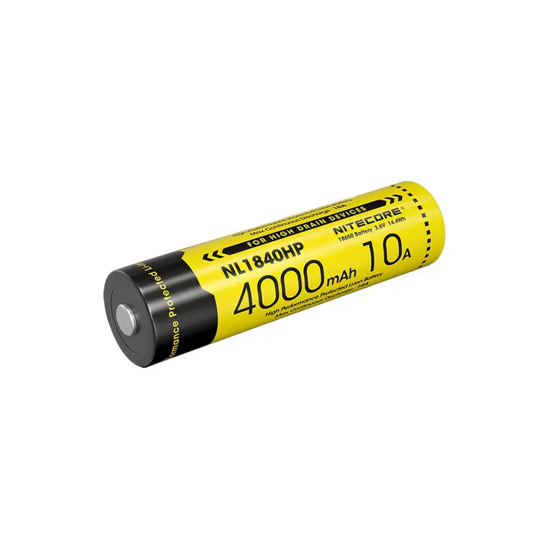 Nitecore NL1840HP 4000mAh Rechargeable 18650 Battery
