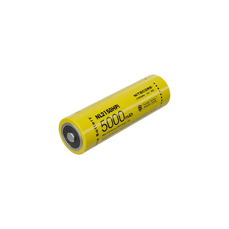 Nitecore NL2150HPi 5000mAh 21700 15A rechargeable Li-ion battery