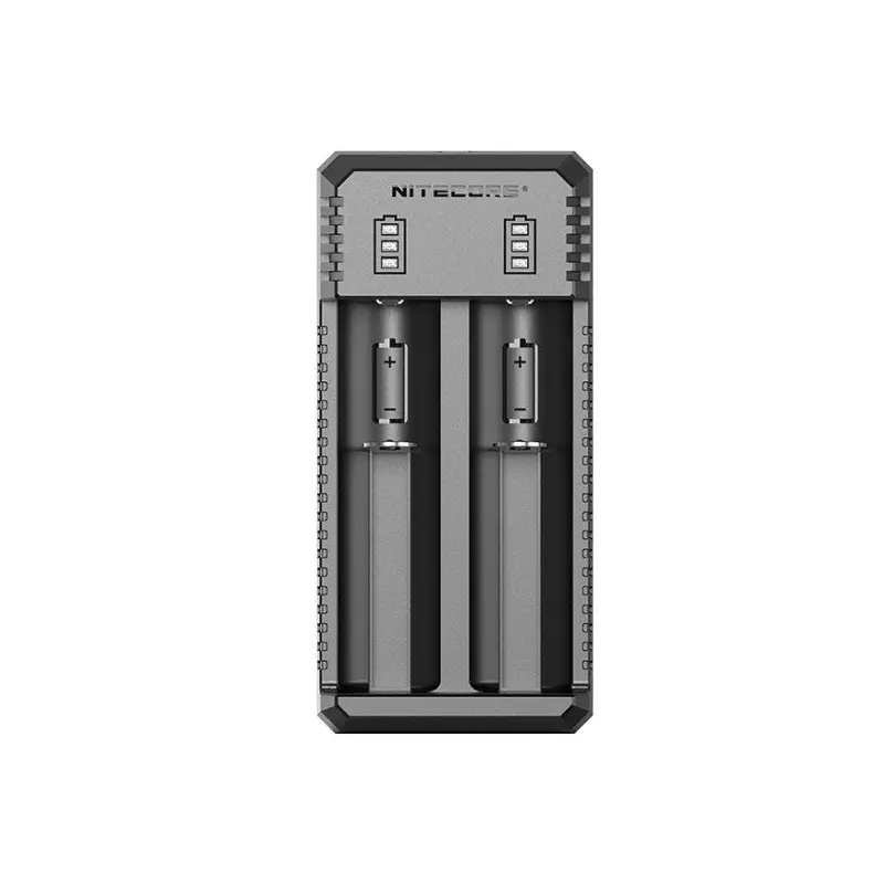 Nitecore UI2 Dual-Slot USB Charger, for 18650, 21700, 18350, 20700 Batteries