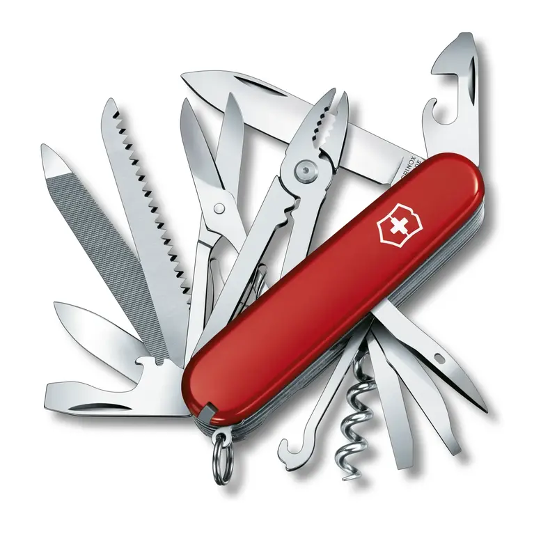 Victorinox Swiss Army Knives Handyman 24 Function Multi Utility Swiss Knife Red 1.3773