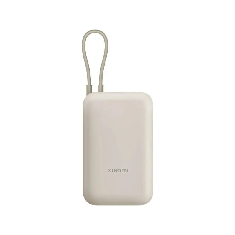 Xiaomi Power Bank 10000mah (Integrated Cable) Tan BHR9072GL