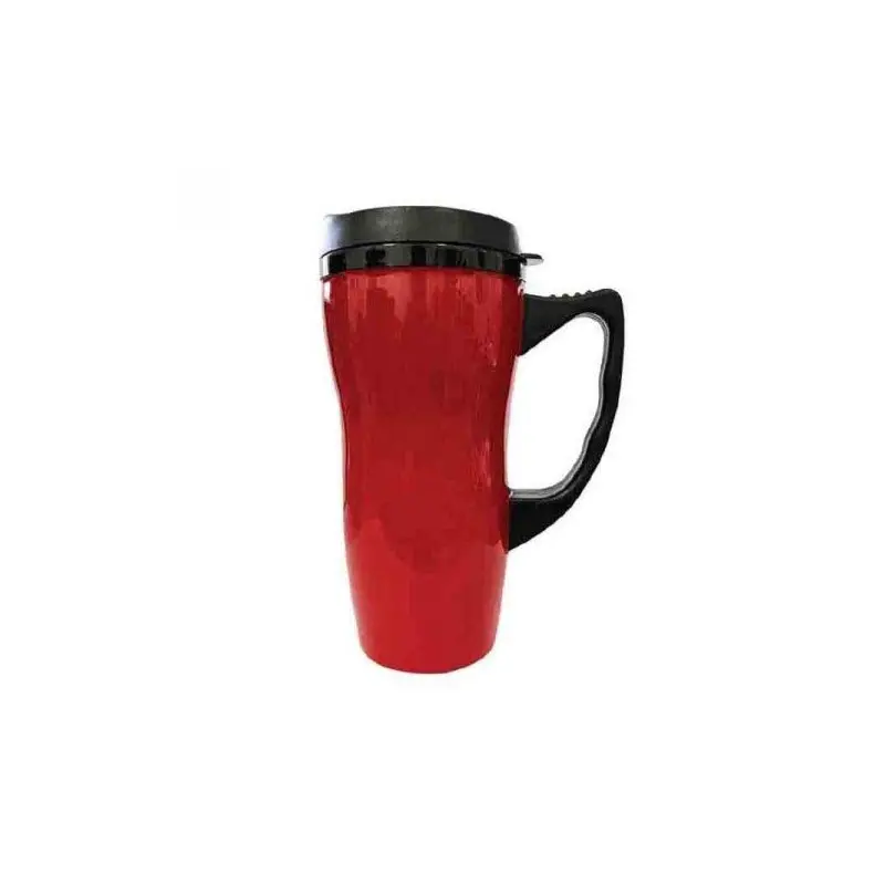 Plastic Thermal Mug Red Regular