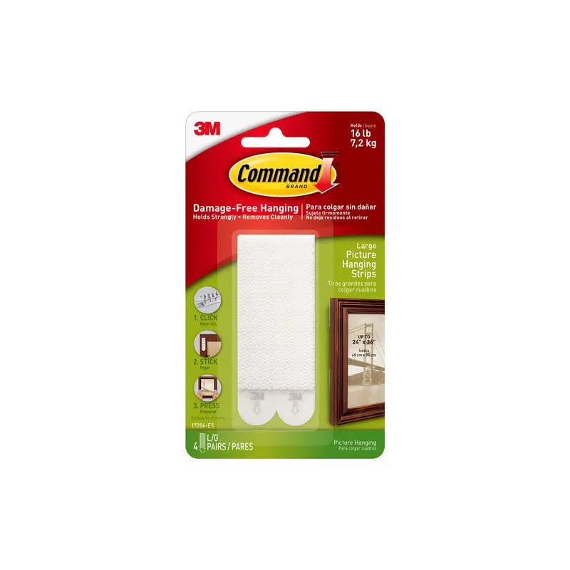 Command Large Picture Hanging Strips Regular 3M
