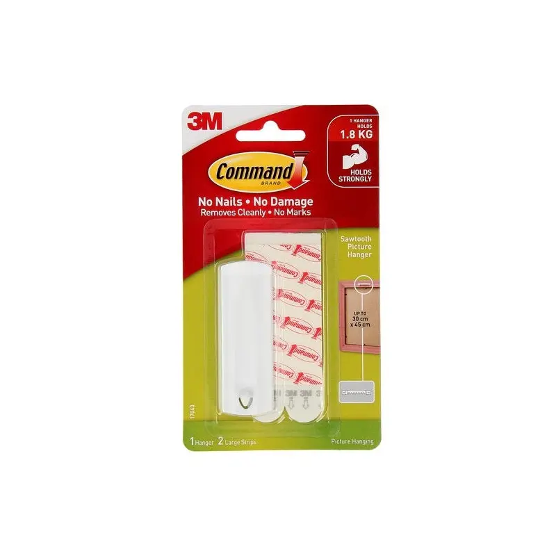 Command Sawtooth Hanger/Strips Regular 3M