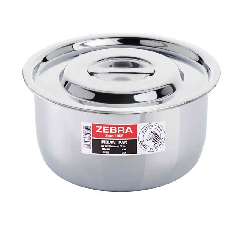 Zebra Stainless Steel Indian Pan