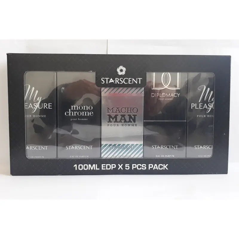 Starscent Perfume  Assorted 100ml Eau De Toilette 5pcs pack