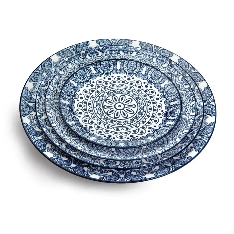 Che Brucia 10.5"Round Plate Arabic