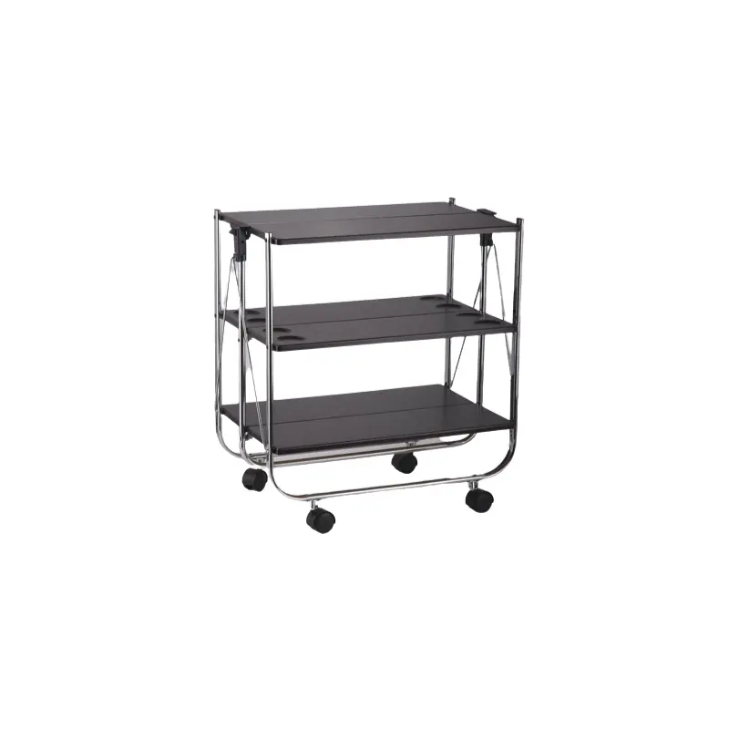 Vague Foldable 3 Layer Trolley Dark Wood