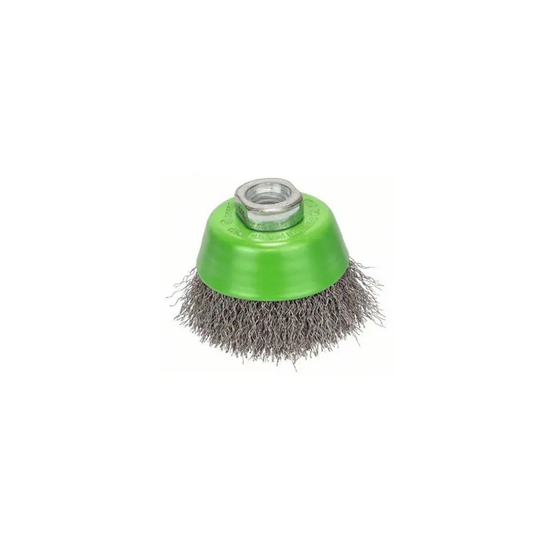 Bosch Crimped Wire Cup Brush 65 mm M14 Inox BO2608622061