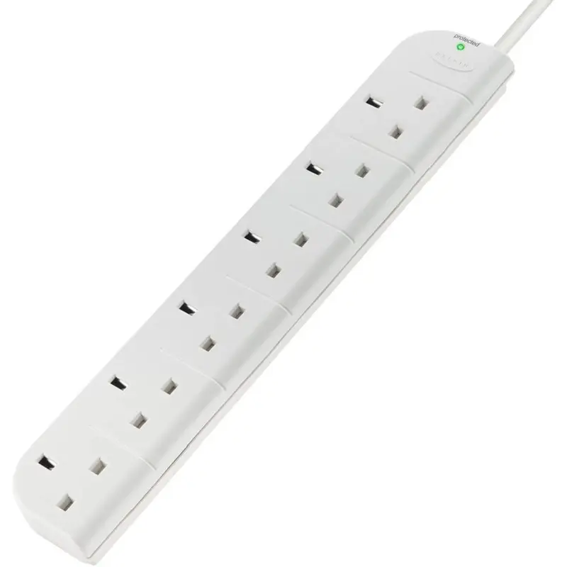 Belkin 6 Outlet Surge Protector 3 Meter Cord F9E600uk3M
