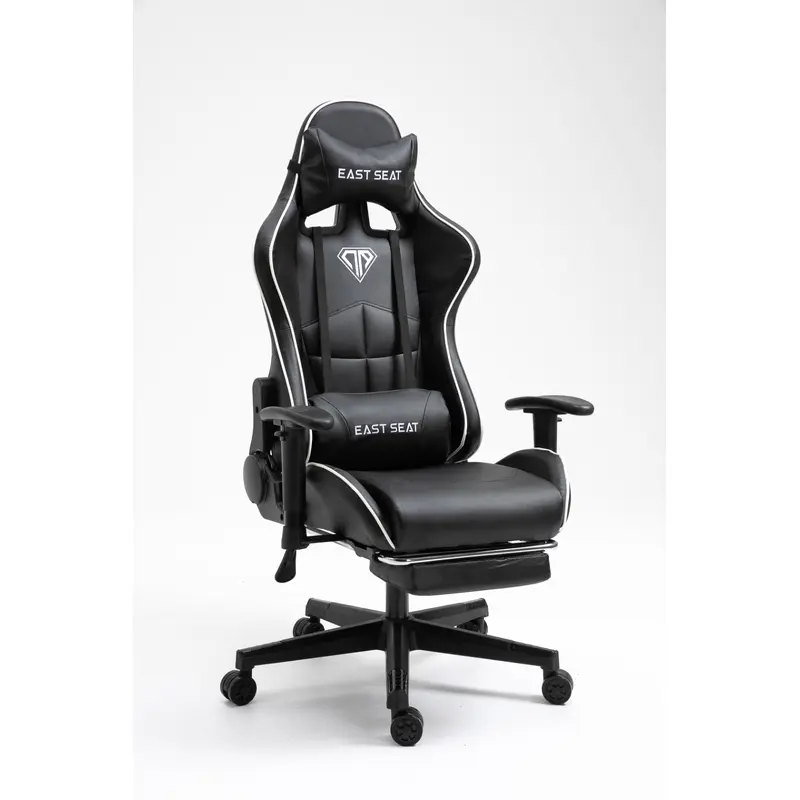 Chaho East Seat Gaming Chair with Foot Rest Black YT-011B