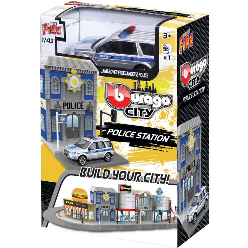 BBurago 18-31502 1:43 Str. Fire Bburago City, Police Station 47531502