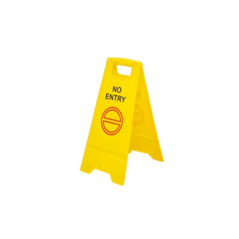Aacown Plastic Caution Sign Board No Entry