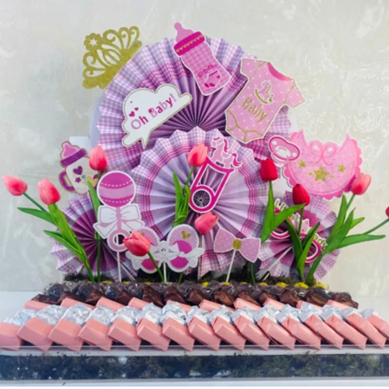 Baby Girl Gift Box Arrangement