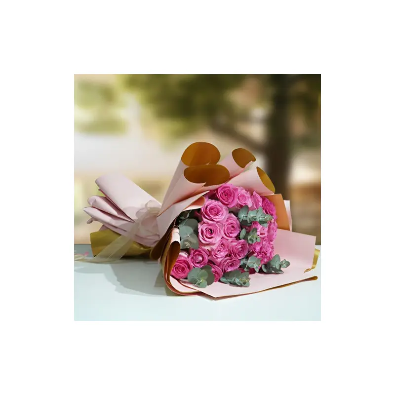 Pink Roses Flower Bouquet